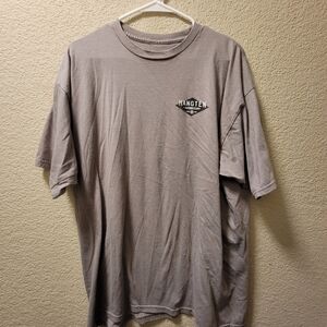 HANG TEN MENS SHORT SLEEVE T-SHIRT GRAY SHIRT XL